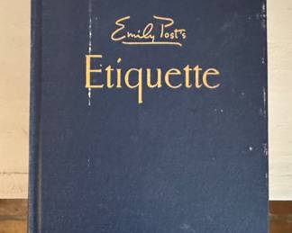 Emily Post's Etiquette.