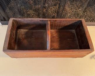 Wood Caddy with Handle. Photo 2 of 2.