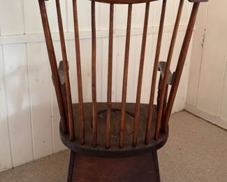 Antique Chamber Pot Chair. Measures 22" W x 24" D. Photo 3 of 5.