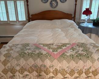 Vintage Early American Full Size Bed Frame (Pictured Only With Headboard). Photo 1 of 2.
