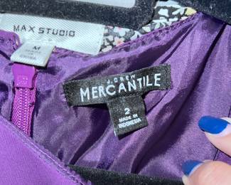 J.Crew Mercantile Purple Sheath Dress – Size 2 | Classic Workwear & Elegant Evening Look