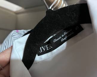 J.VER Classic & Elegant White Button-Up Blouse | Timeless Office Wear