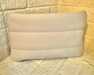 Rhode Puff Clutch in Beige – Minimalist Soft Suede Folded Pouch Bag