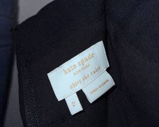 Kate Spade New York Black Dress – Size 2 | Classic Elegant Fit & Flare
