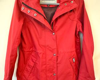 Hunter Original Red Waterproof Rain Jacket – Women’s Hooded Lightweight Coat Size S
