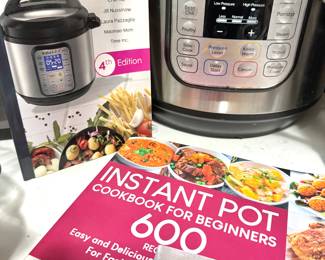 nstant Pot Duo 6-Quart Multi-Use Pressure Cooker with Cookbooks & Recipe Guides