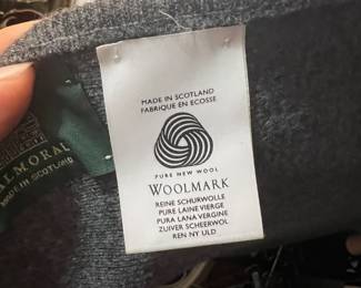 Balmoral 100% Pure New Wool Gray Sweater | Made in Scotland Woolmark Certified