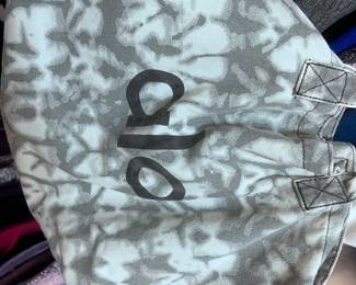 Alo Gray Tie-Dye Tote Bag – Reusable Gym Yoga Shopper Bag