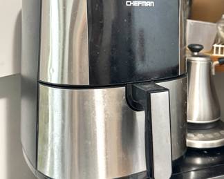 Chefman Air Fryer Stainless Steel – Family Size Digital Rapid Cook Healthy Fryer