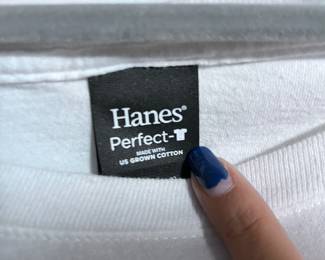 Hanes Perfect-T Women’s White Tee – Soft Classic Fit 100% U.S. Grown Cotton