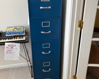 Super Cool Blue File cabinet
