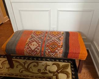 Wool upholstery Stool