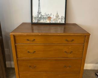 Antique dresser with mirror 
