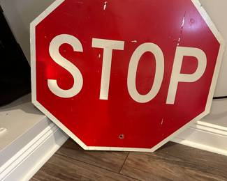 Stop sign 