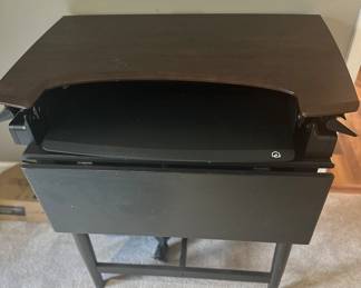 Drop leaf table , stand up adjustable desk 