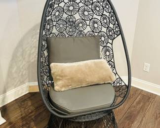 Acme Hikre wicker egg chair 