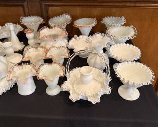 Lots of Fenton Glassware
