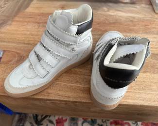 Isabel Marant hightop sneakers white