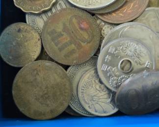 misc foreign coin collection 