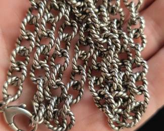 sterling silver Relios necklace(Carolyn Pollack) almost 2oz very nice and heavy 