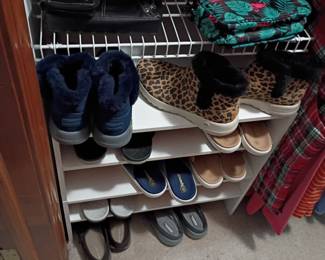 clothes, shoes, purses, bags etc 