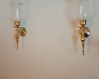 bombay brass wall sconces 