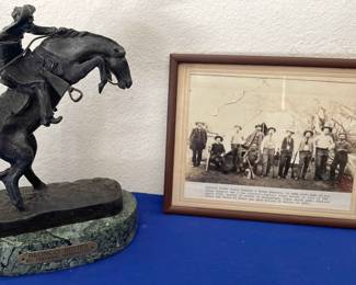  06 Bronco Buster By Frederic Remington  Texas Rangers Photograph