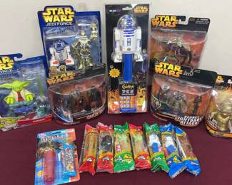 Star Wars Jedi Force , Revenge Of The Sith  Pez Dispensers