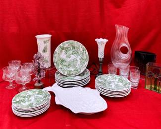 Vintage Italian Dinner Tableware And Decor 