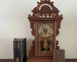 Antique Seth Thomas 8 Day Ball Top Eclipse Clock 