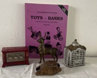 Vintage And Antique Cast Iron Banks 