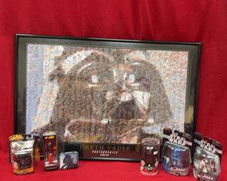 Darth Vader Photo Mosaic Starwars Toys 