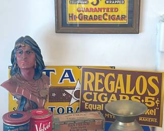 Tobacco Promotional Collection W Hiawatha Bust