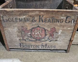 COLEMANN & KEATING CO WOODEN CRATE
