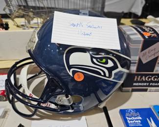 SEATTLE SEAHAWKS FOOTBALL HELMET