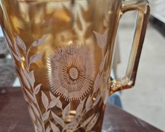 GLASS PITCHER