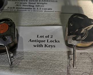 ANTIQUE LOCKS WITH KEYS