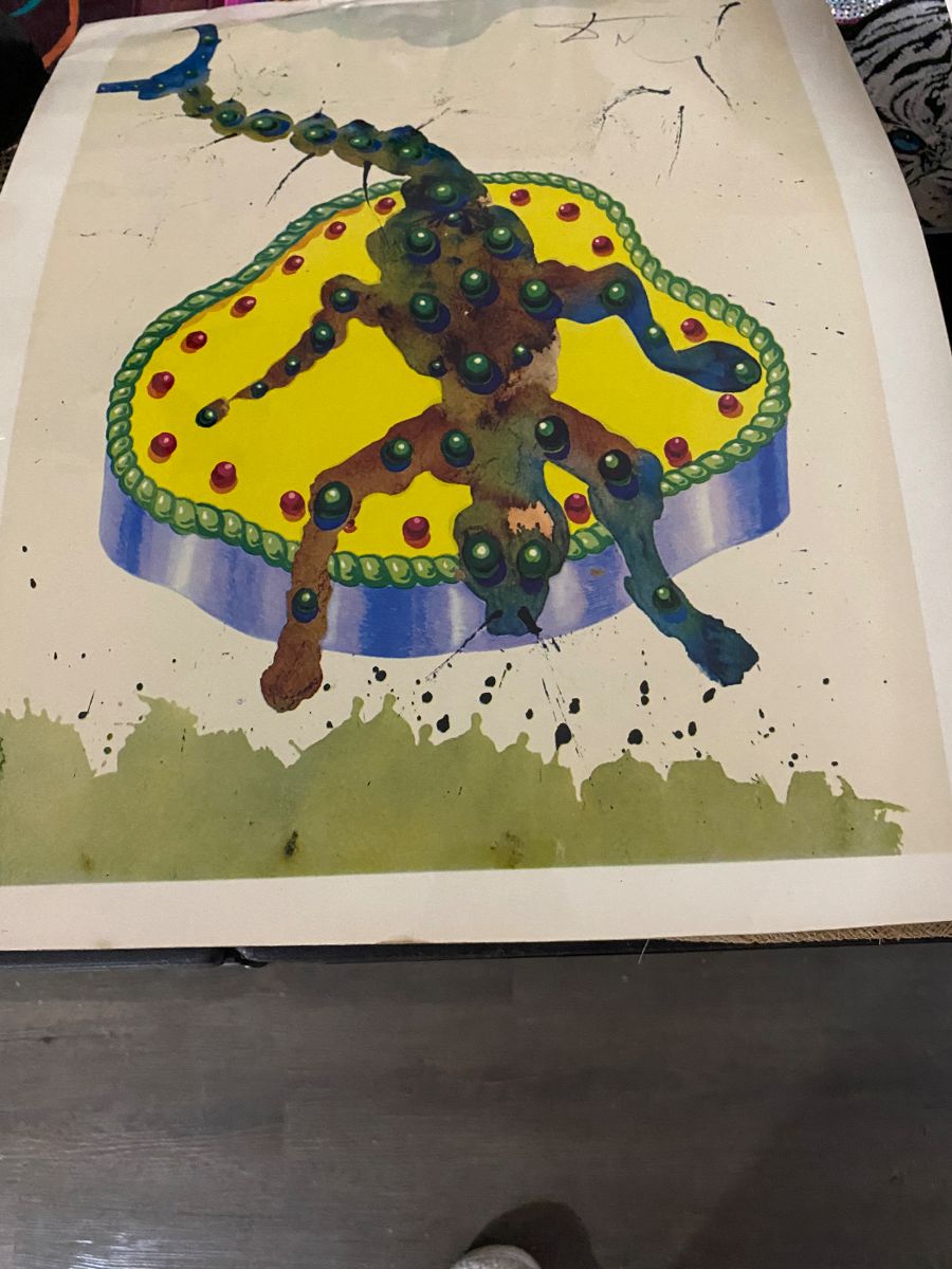 Salvador Dali Zodiac Vintage Penn Print