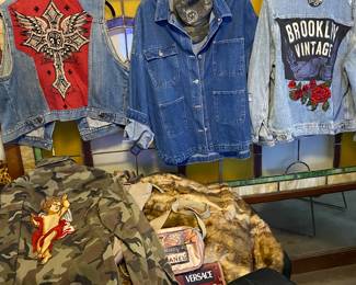 Fabulous Vintage Denim....One of a kind Denim Jackets & Handbags