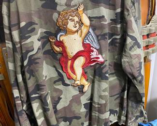 Camouflage Jacket with European Back Patch.....