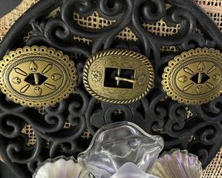 Western 3 Pc Belt Buckle Set