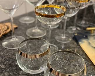 Lots of gorgeous vintage glassware