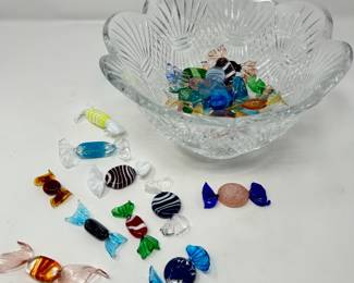 Murano glass candies