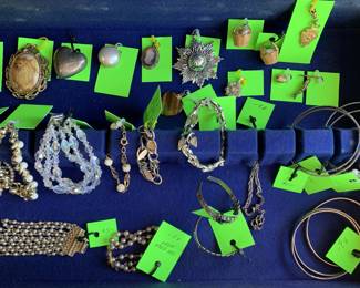 Costume bracelets and pendants