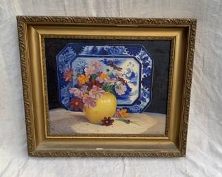 Oil on canvas (medium sized)