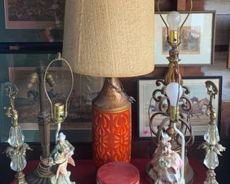 Lamps of all kinds and decades!
