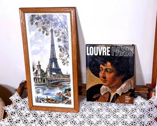 Pout Alexaudre III Raphael Print And A Louvre Museum Book