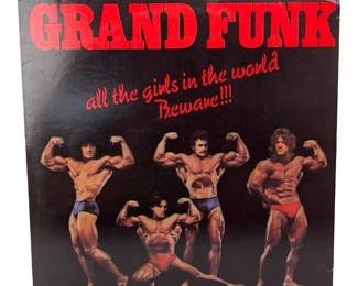 Grand Funk 1974 All The Girls in The World Beware!!! Vinyl LP Record Album Capitol Records