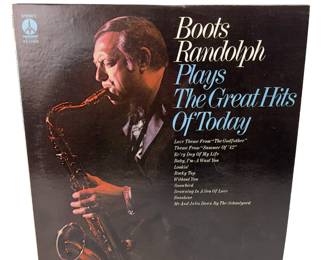 Boots Randolph Plays the Great Hits of Today LP Vinyl Record KZ 31908 Monument Records Saxophone Jazz 1972