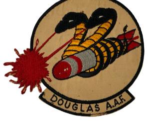 Authentic WWII Era Douglas Army Air Field Patch | USAAF Pilot Training | Arizona AAF | 1940s